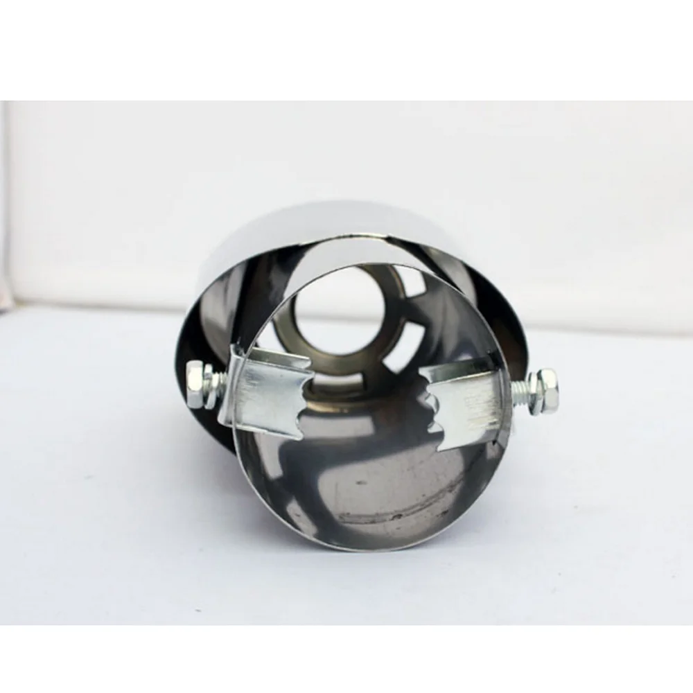 DSYCAR 2 шт. универсальные чехлы из нержавеющей стали для глушителя выхлопной трубы