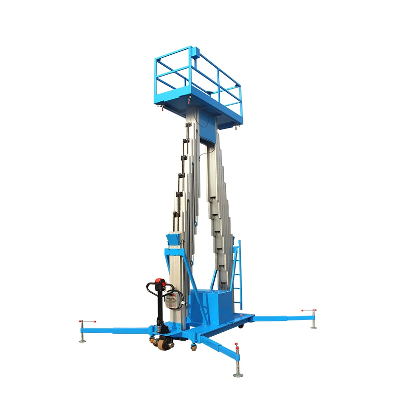 Электрическая аккумуляторная двухмачтовая алюминиевая двухсторонняя