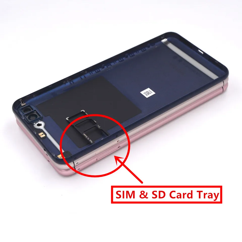Чехол для ASUS Zenfone 4 Max ZC520KL задняя крышка аккумулятора корпус SIM-карты слот карты SD
