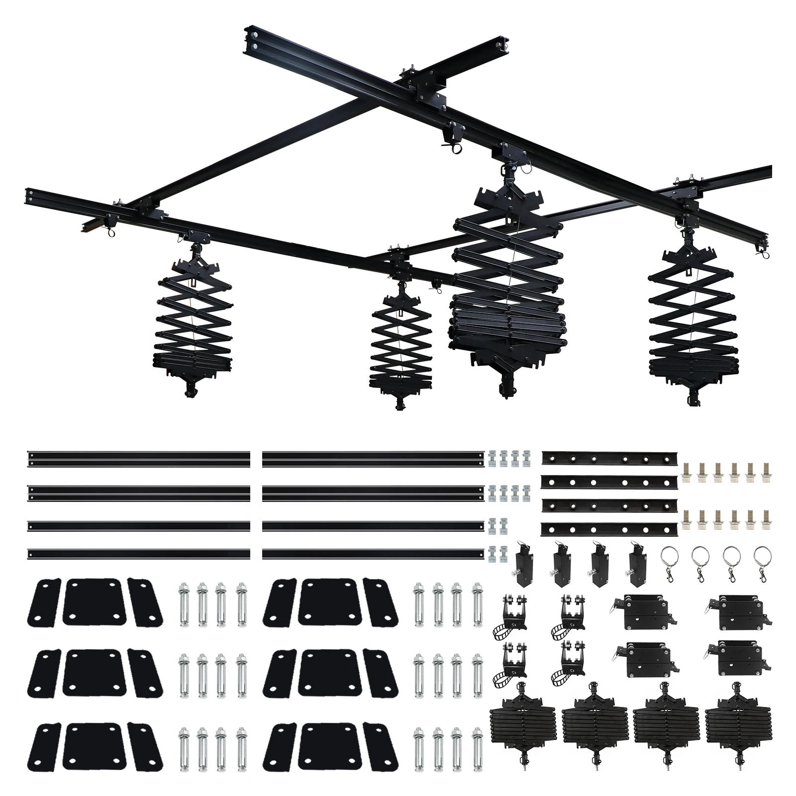 

4.0*4.0M-B Secure Top Ceiling Rail System Studio Pantograph Photography Ceiling Holder System