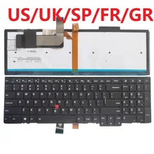 US/UK/SP/FR/GR  laptop keyboard for Lenovo ThinkPad E540 E531 T540 W540 W541 T550 W550 L540 L560 T540P T560 P50S L570 NO backlit