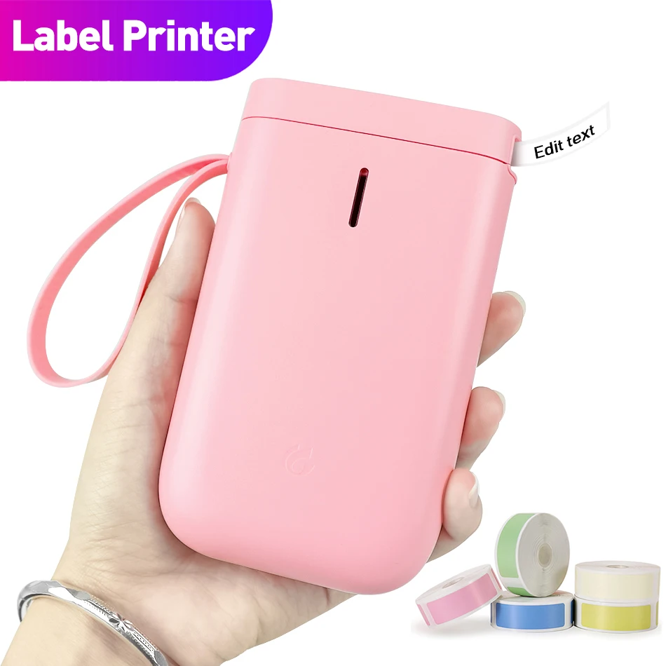 Беспроводной принтер для этикеток портативный карманный D11 термопринтер BT