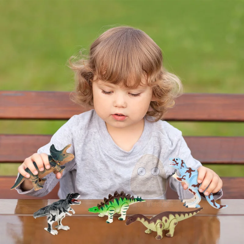 Модель динозавра пластиковая 6 12 шт. для детей|Заводные игрушки| |