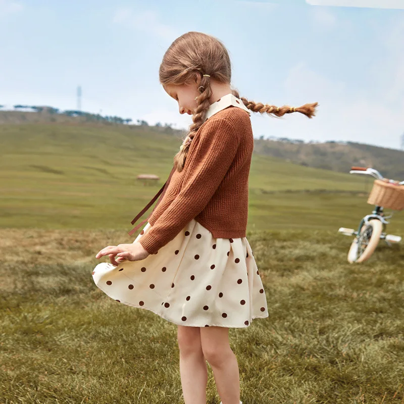 

2019 Girls Winter Clothes Set Long Sleeve Sweater Shirt + Skirt 2 Pcs Clothing Suit Spring Outfits For Kids Girl's Clothes 3-14y