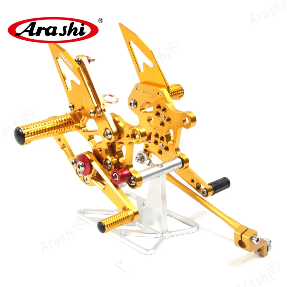 Arashi 1 Набор ЧПУ Регулируемые подножки для APRILIA RSV4 R 2009 2010 2011 2012 подножки Rider Rearset подножки RSV4