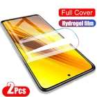 Прозрачная защитная пленка 9H для Xiaomi Poco F2 ProM2 ProX2, Гидрогелевая пленка для Xiaomi Mi Play Pocophone F1 2 X3 NFC