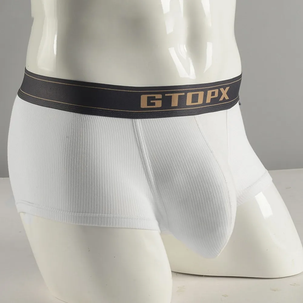 

Sexy Mens Breathable Underwear Boxer Briefs Shorts Bulge Pouch Underpants Men's Low Waist Men's Sexy Pouch Boxer Briefs