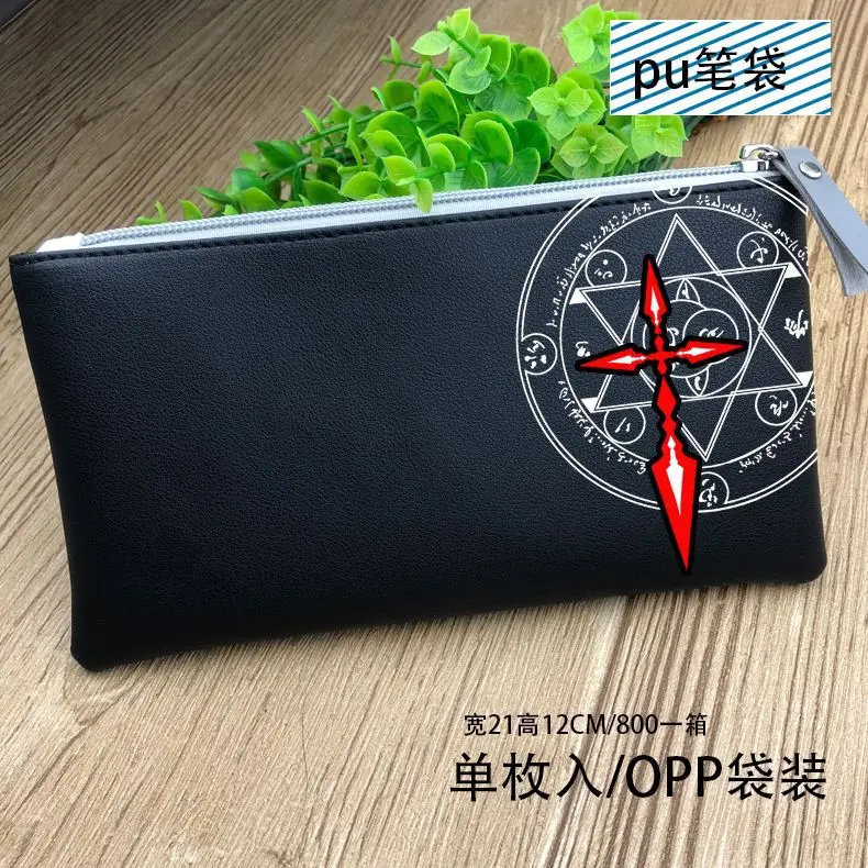 Кошелек из искусственной кожи с рисунком аниме Fate Stay Night мужской и женский