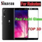 100 шт. 3D изогнутый край Asahi для рука Rakuten полное покрытие закаленное стекло для Rakuten Miniбольшой полный клей защита экрана