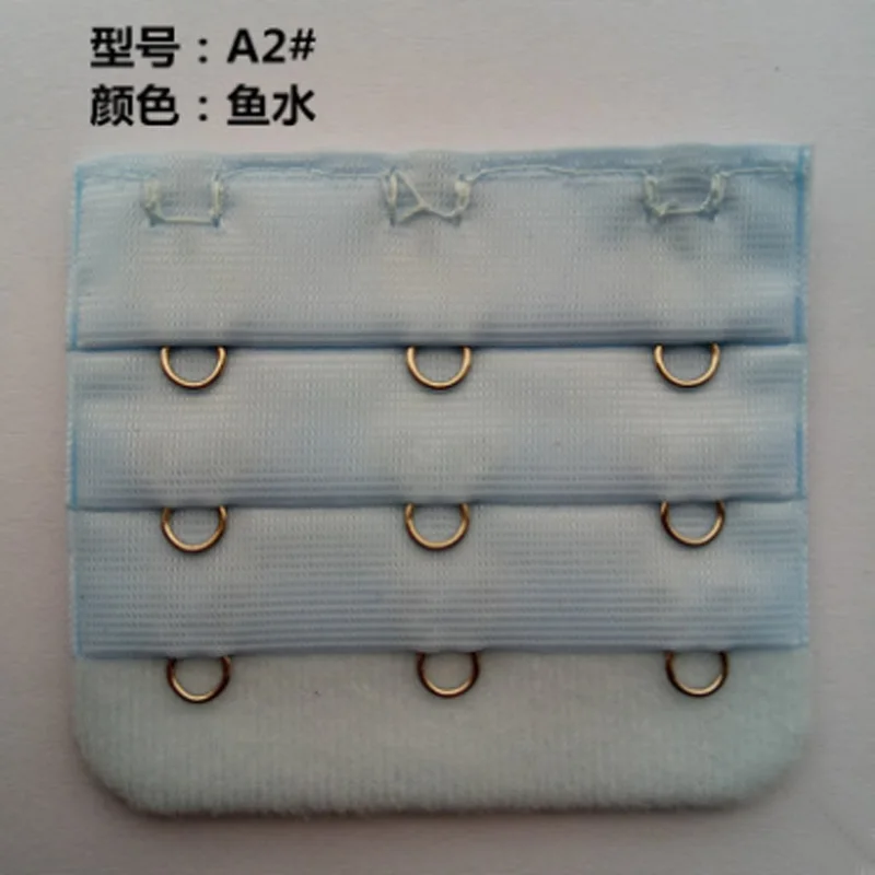 Light blue Бюстгальтер удлиненная Пряжка три ряда три пряжки нижнее белье длинная Пряжка рост 5 см бюстгальтер с задней пряжкой - Цвет: Light blue