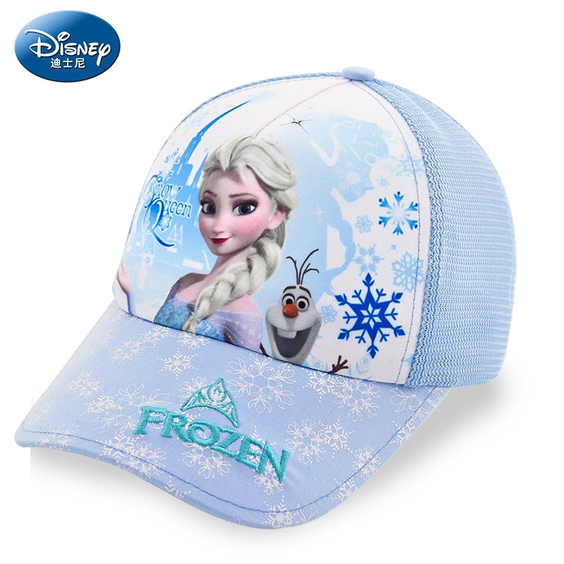Disney Frozen 2 шляпа Принцесса Анна шапка Эльзы для маленьких детей шапки уличная одежда хлопок Регулируемая дышащая шапочка для маленьких девочек