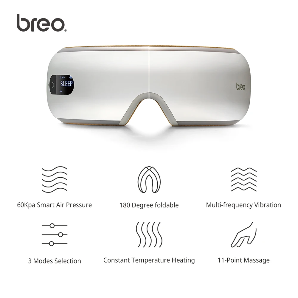 Breo isee 4 Smart Airbag Vibration Eye Massager Eye care instrument Heating Relieves Fatigue And Dark Circles