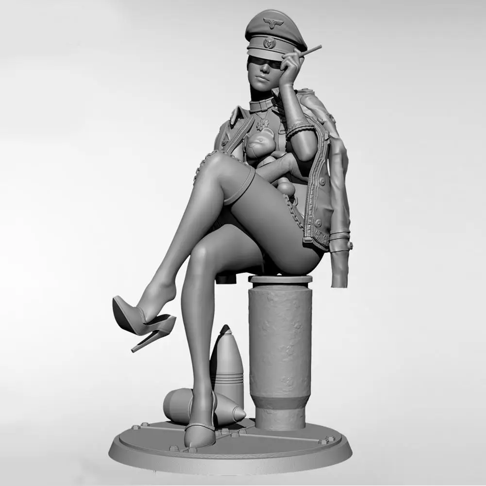 

YFWW-2073 1/24 Resin Soldier White Film Used High-quality Choice Epoxy High Style Static 2021 To Collect Hot Best 5cm Resin B4R3