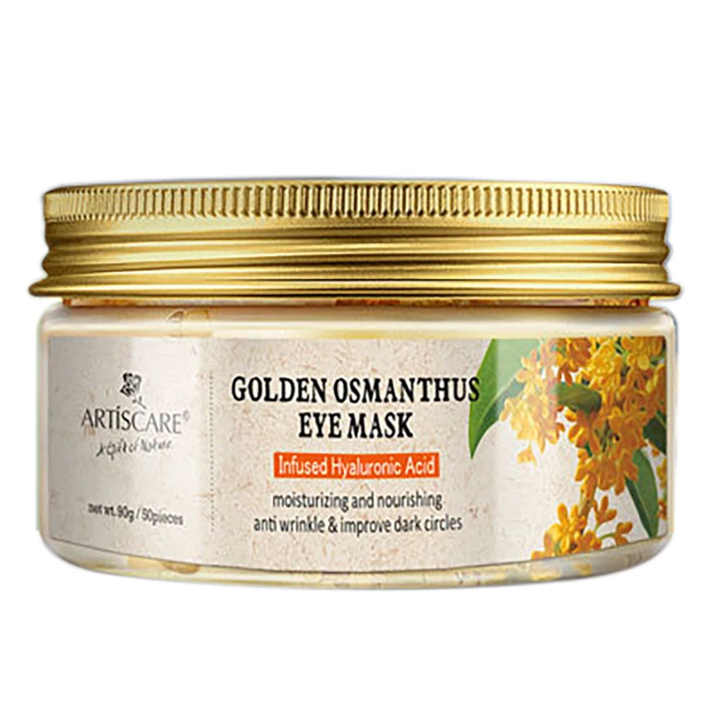 

ARTISCARE маска для глаз, подушечки для глаз против Золото османтуса Fragrans питает и увлажняет под глазами для удаления темных кругов возле глаз, л...
