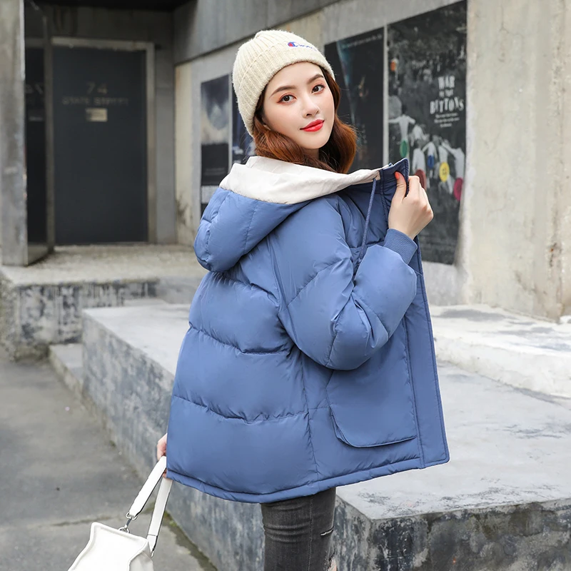 Женская парка Witner с капюшоном короткая женская куртка хлопковой подкладкой