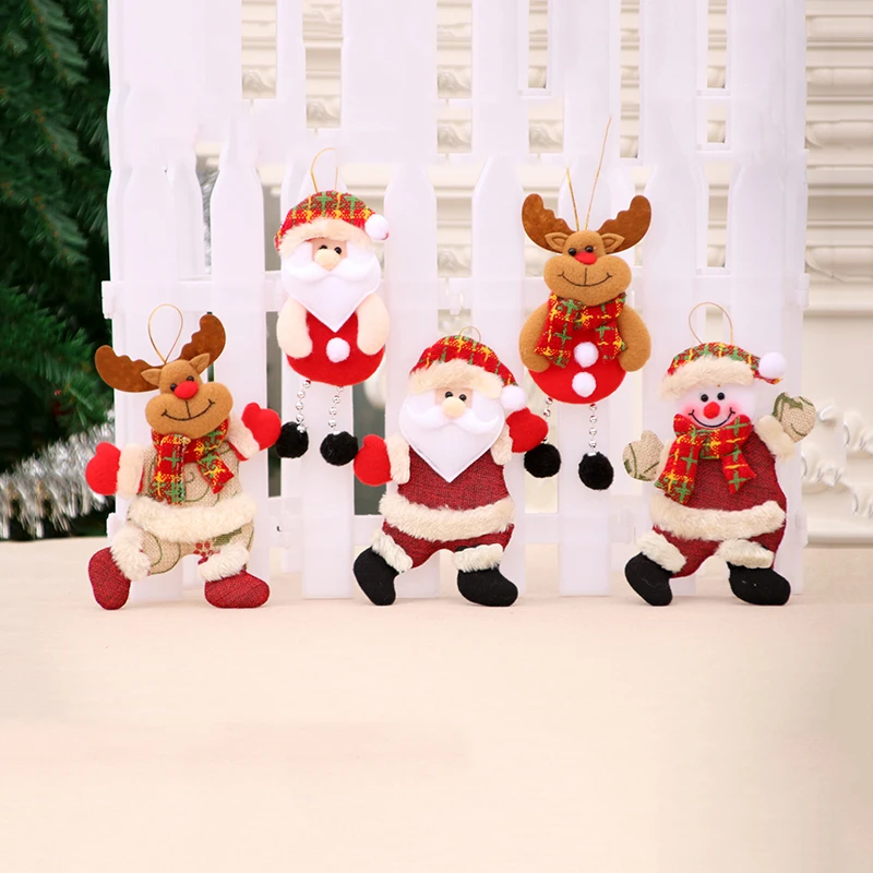 Счастливый новый год Рождественские украшения DIY Рождественский подарок Санта