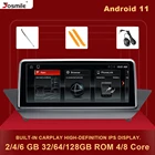 Автомагнитола для BMW X1 E84 CIC 2009-2015, 6 ГБ, 1 Din, Android 11, мультимедийный плеер, GPS-навигация, стерео DSP аудио экран