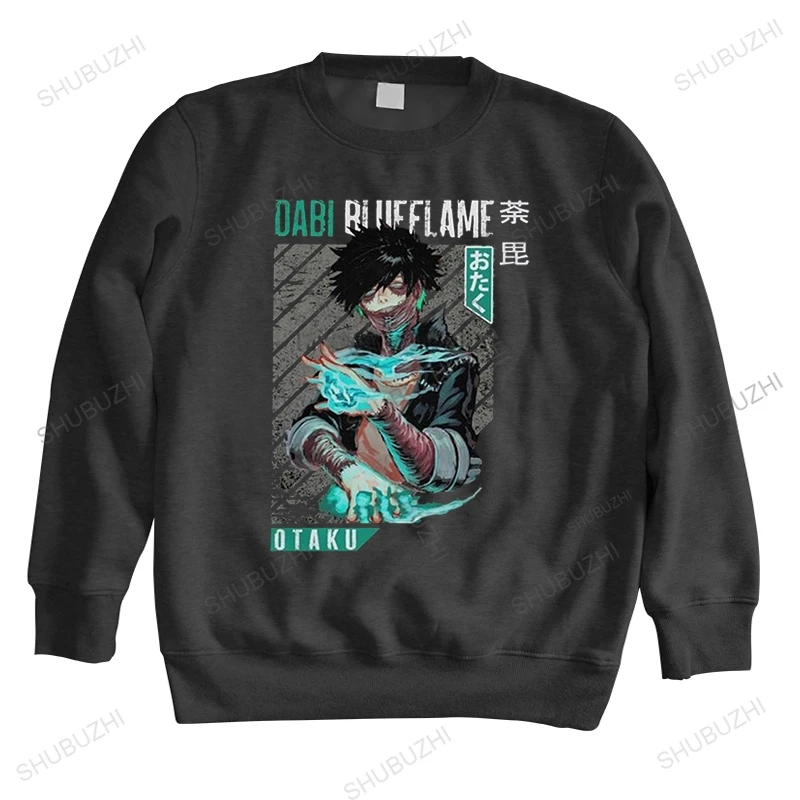 

Vintage Dabi My Hero Academia sweatshirts Men Cotton hoodie Unique sweatshirt Tops Anime Manga Toya Todoroki hoody Clothing