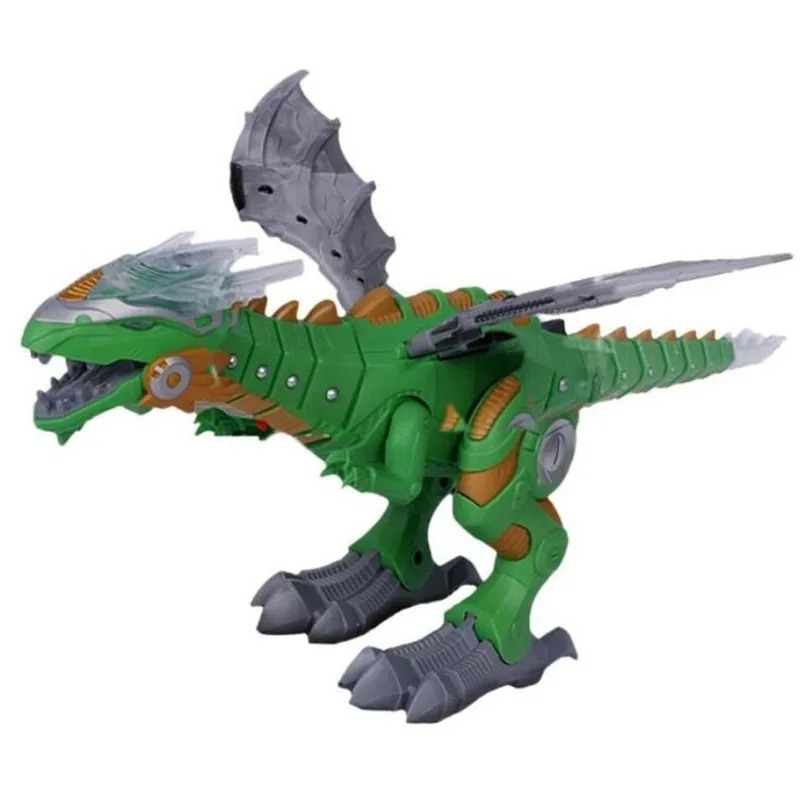 

Large Spray Mechanical Dinosaurs Cartoon Electronic Walking Animal Model Dinosaurio Juguete Robot Pterosaurs Kids Toys