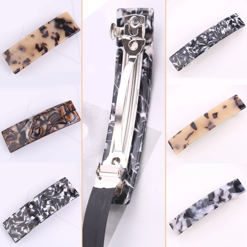 

Simple Wild Leopard Print Hair Clip Women Hairpins Hair Styling Tool Ponytail Holder Hair Accessories