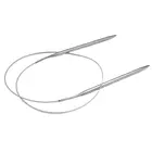 4360120 см петли для вязания крючком из нержавеющей стали круговые спицы для вязания свитеров швейная игла для рук DIY инструмент для рукоделия