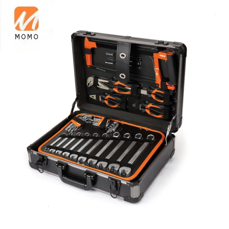 

124pc Aluminium Case Tool Set Household and Car Repairing Hand Tool Box Kit