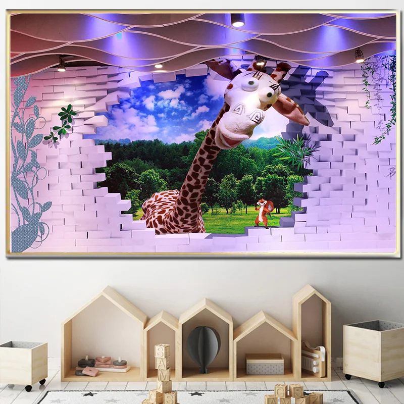 Картина на холсте Миньоны Настенная картина для гостиной спальни кабинета