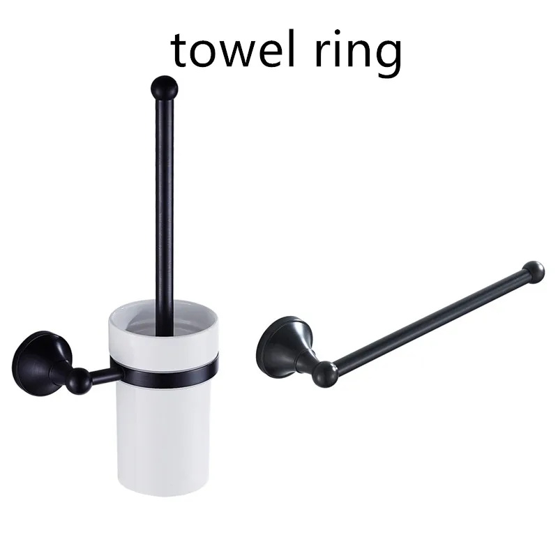 Твердая латунь полотенце бар аксессуары для ванной комнаты Набор держатель