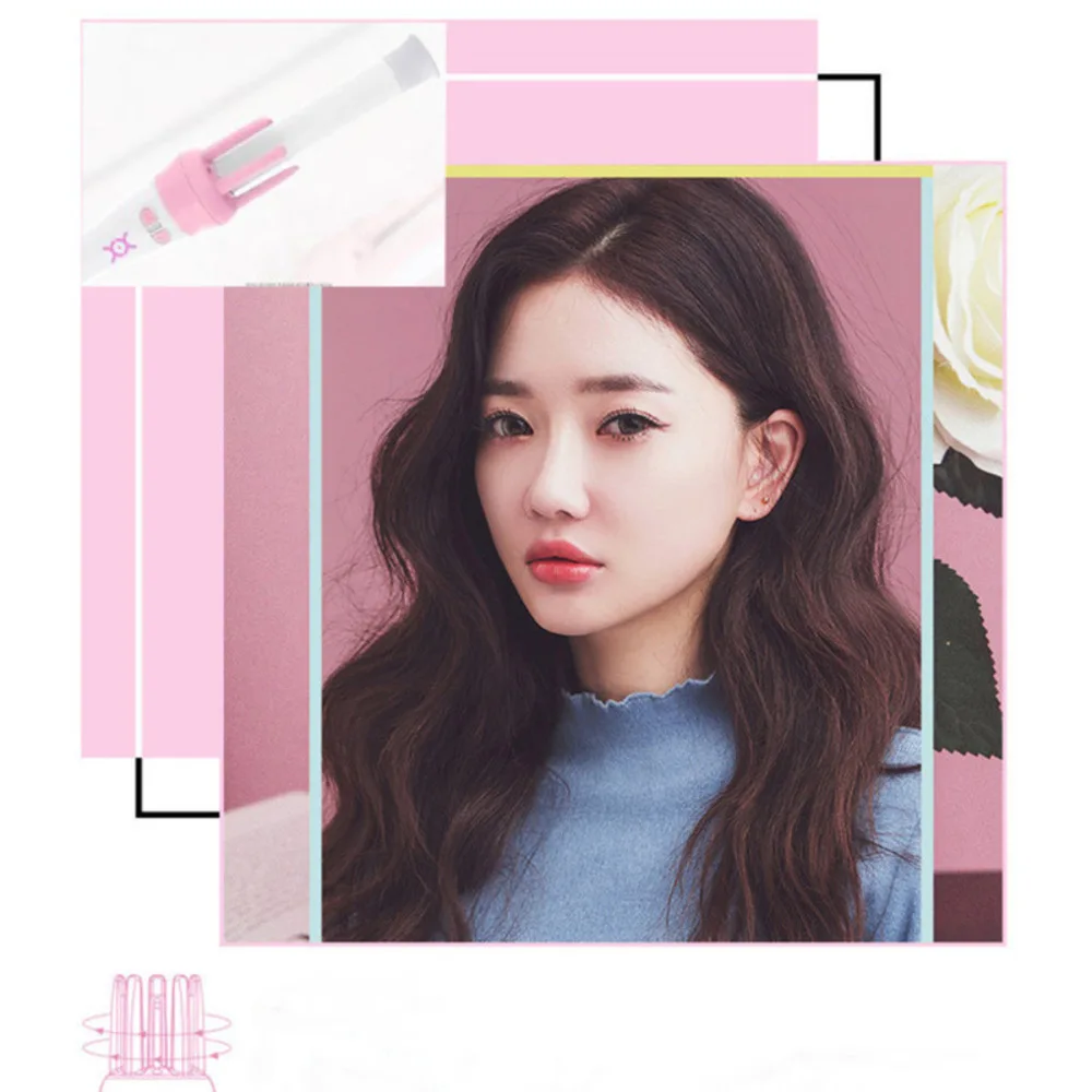 

2way Rotating Curling Ceramic Iron, Automatic Hair Curler, Best Hot Tools Curling Iron, Magic Hair Iron,hair Curling Wand