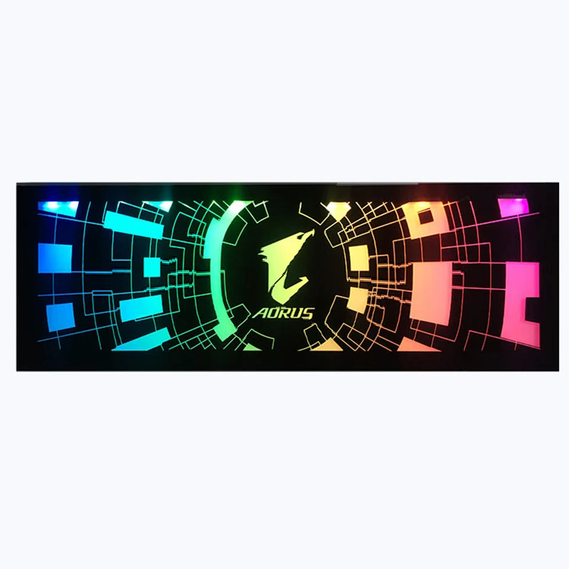 Индивидуальный чехол для ПК с боковой панелью GPU Backplane RGB Faith светильник красочный/RGB/D-RGB AURA Streamer Backplate для чехол/видеокарта