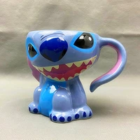 300ml cartoon mugs stitch ceramic coffee mug anime lion and stitch mugs coffee cups eco friendly breakfast drinkware for gifts