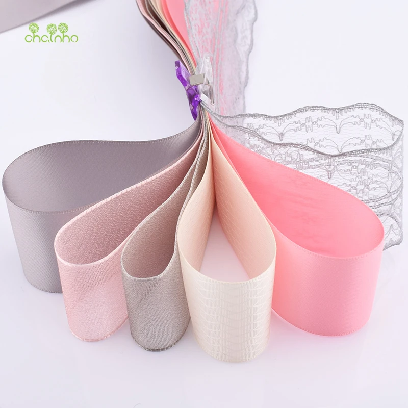 

High Quality,Mixed Pink & Gray Color Series,Ribbon Set For DIY Handmade Gifts & Crafts Packing,Hair Ornament Accessorries