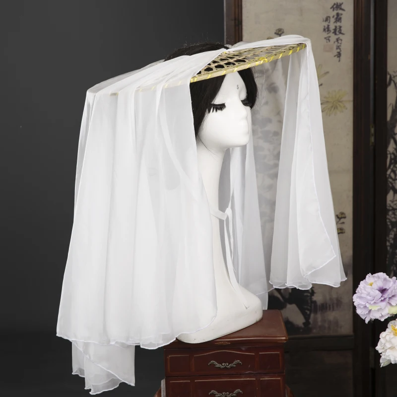 Шляпа с защитой от солнца и УФ-лучей из шифоновой органзы