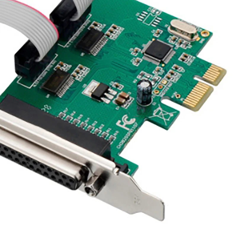 

PCI-E 2S1P Serial-Parallel Combination Control Card RS-232 + LPT Print Port Expansion Card CH382L for Printer PC