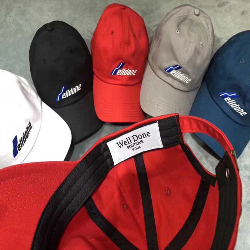 Welldone Tide брендовая шляпа для мужчин и женщин Дикая мода хорошая Кепка летняя