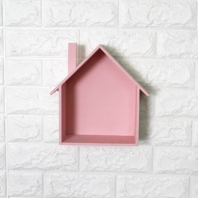 

Creative Girlish House Flower Plant Storage Rack Wall Mounted Self-adhesive Storage Shelf Wall Decoration Living Room Organizer