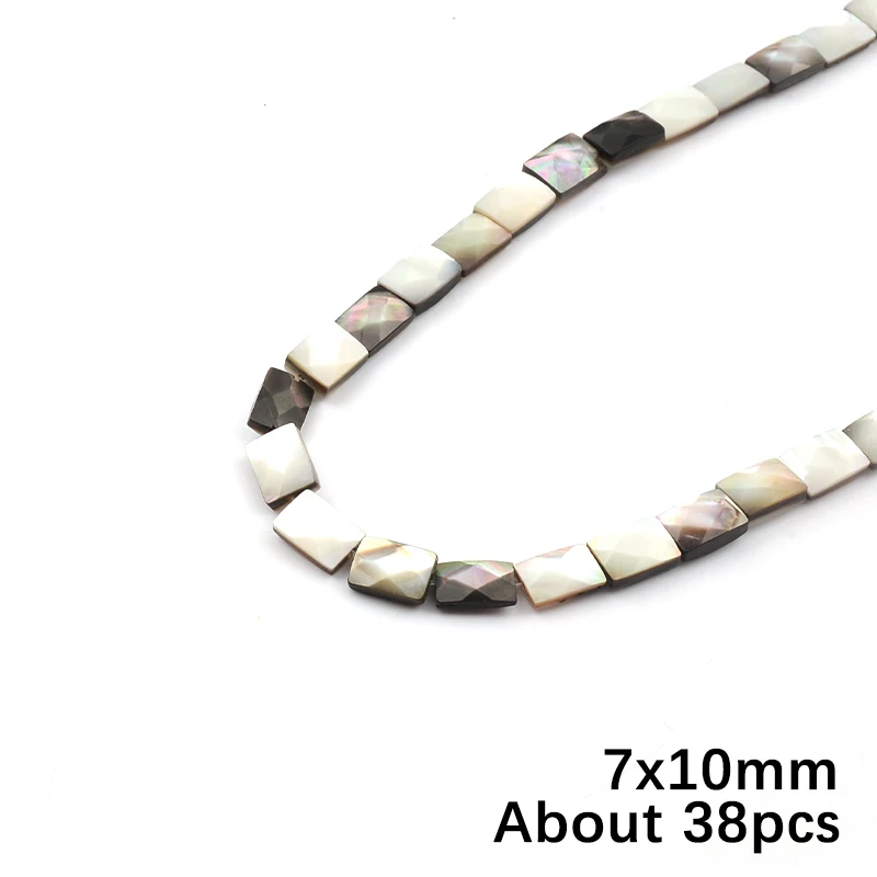 Бусины Из Натуральной Черной ракушки 38/32/22/20 шт./лот