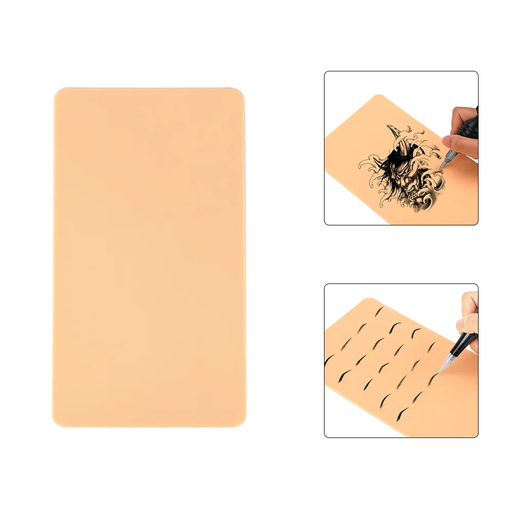 

1PCS Tattoo Practice Skin Tattooing Training Skin Silicone Eyebrow Tattoo Skin Makeup Microblading Fake Skin for Beginner