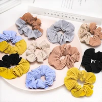 elastic scrunchies new hot wrinkled ponytail holder hairband hair rope tie fashion hair bands for women girls accessories