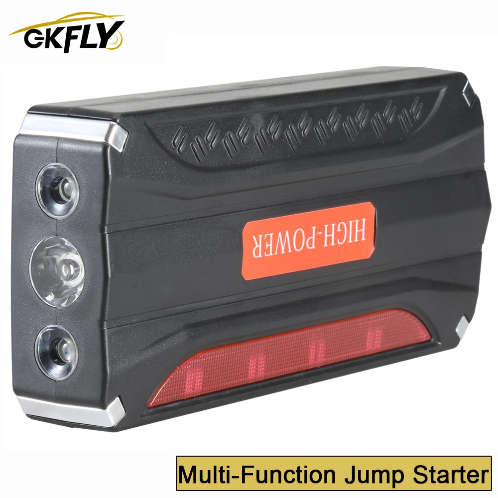 

GKFLY Car Jump Starter 12V Auto Start Battery Starting Device Jump Starters Starter Cables Power Bank For Car Battery Charger