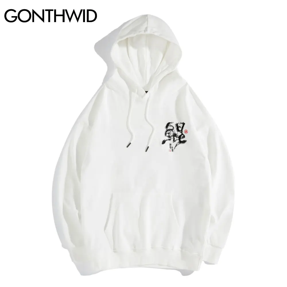 Толстовка мужская в стиле хип-хоп с вышивкой 2021 хлопковый пуловер капюшоном |