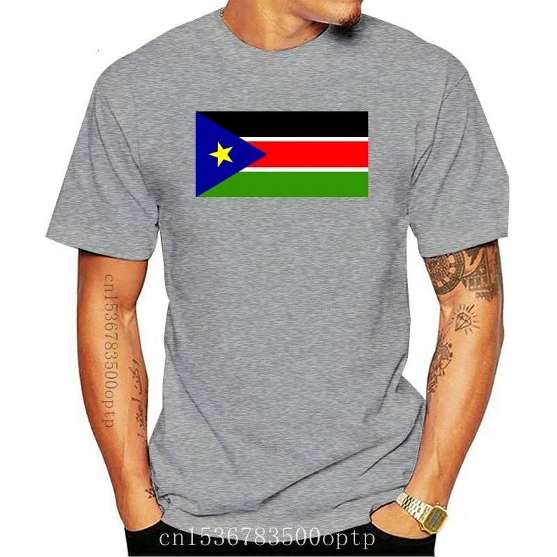 

New South Sudan Country Flag Africa Juba State Nation Patriotic Dt Adult T-Shirt Tee 2021 Unisex Funny Tops Tee Shirt