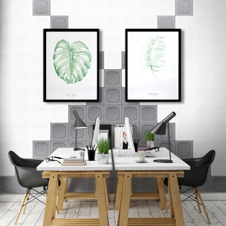 

3D self-adhesive waterproof wallpaper 70*70 TV background brick wall stickers living room bedroom decoration stickers