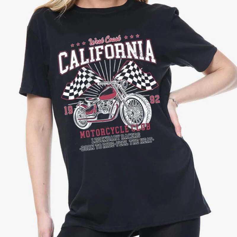 Футболка женская с графическим принтом в стиле ретро |