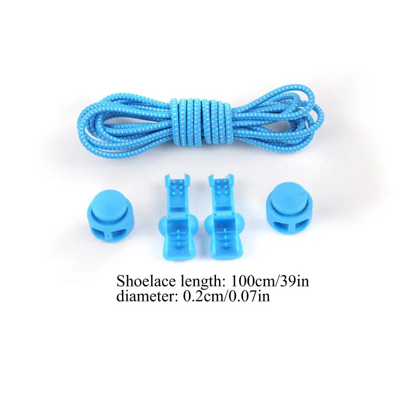 Эластичные шнурки Tcare для обуви брезентовые без завязывания бега ходьбы фитнеса