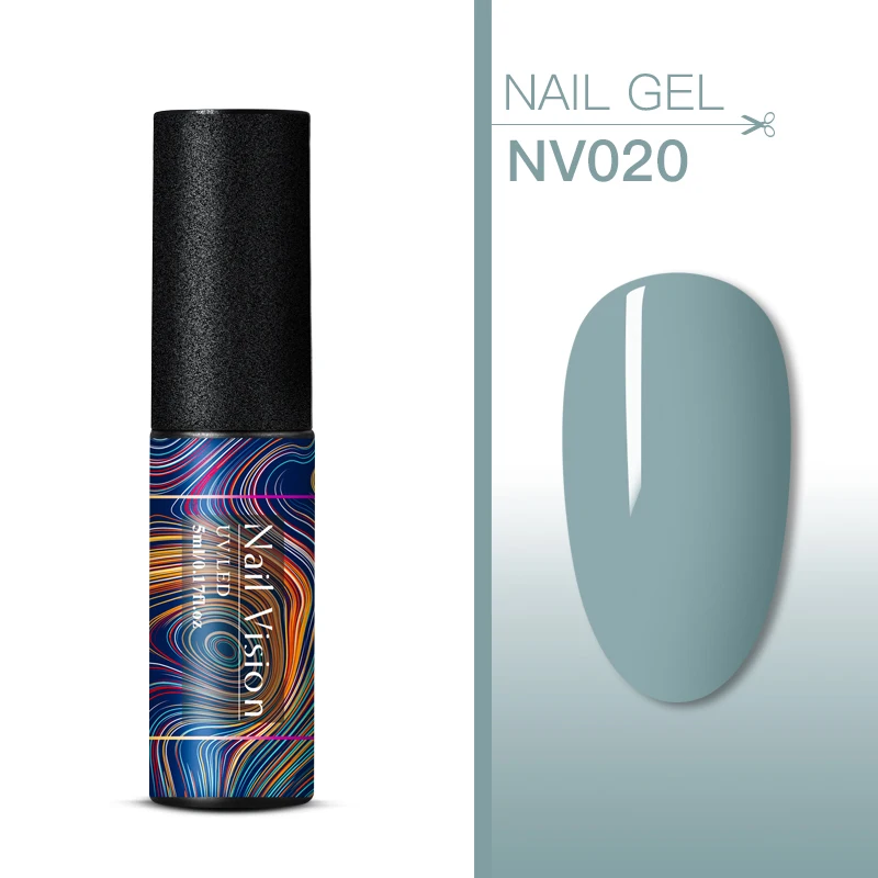 S06615 Nail Vision, 176 цветов, чистый цвет, набор гель-лаков, UV Vernis, полуперманентный, впитывающий, 5 мл, Гель-лак для ногтей, маникюра - Цвет: S06615