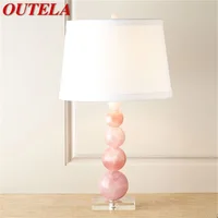 OUTELA Dimmer Table Lamp LED Ceramic Modern Office Luxury Decoration Desk Light For Home Bedside