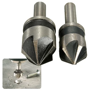 Комплект из 2 предметов 14 хвостовик 82 градуса угла наклона из быстрорежущей стали для конических фасочный инструмент 5 Флейта Зенковки сверло набор