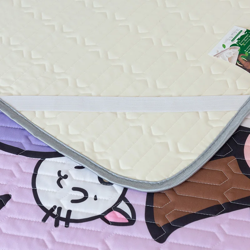 Летние простыня ледяной шелк матовый мягкий и комфортный латексный матрас