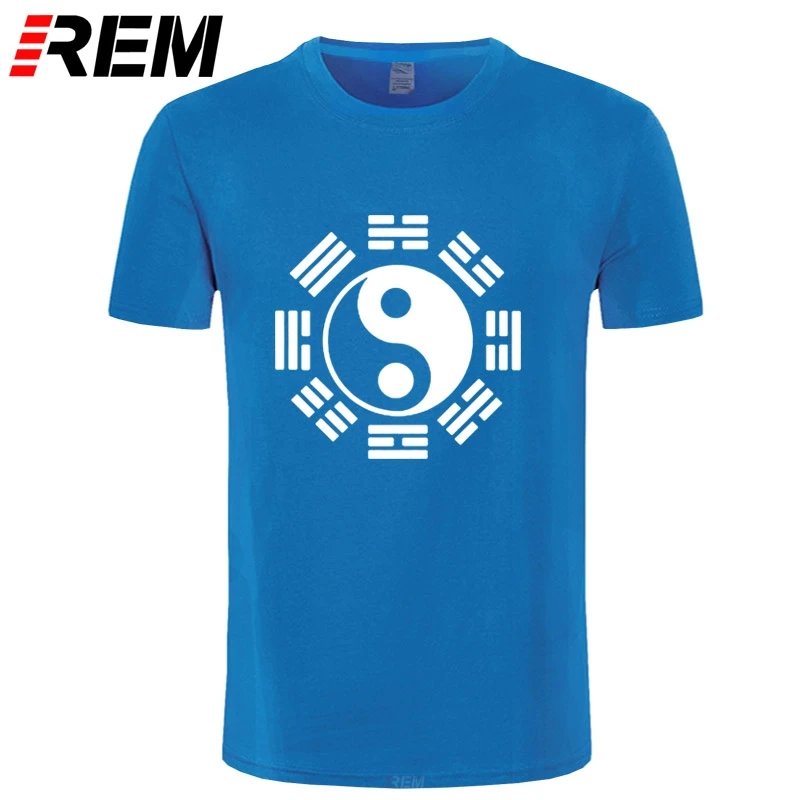 Мужская хлопковая футболка с коротким рукавом круглым вырезом и принтом | одежда